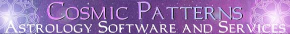 Cosmic Patterns, Astrology Software and Services