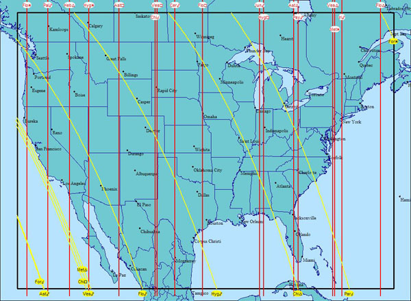 ASTEROID MAP