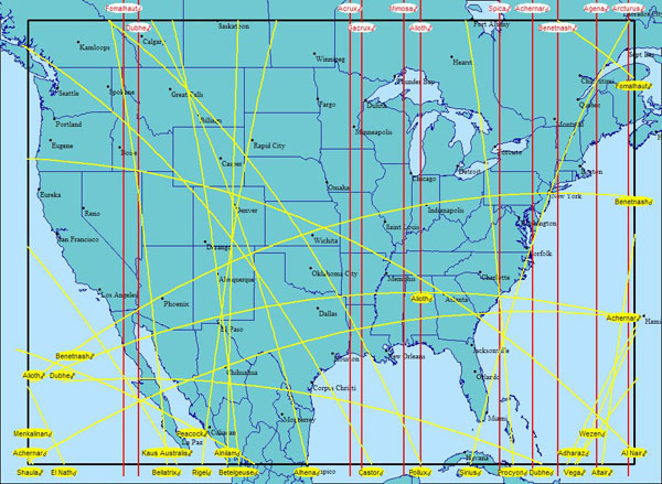 FIXED STAR MAP