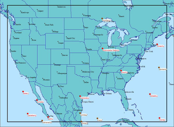 ZENITH STAR MAP